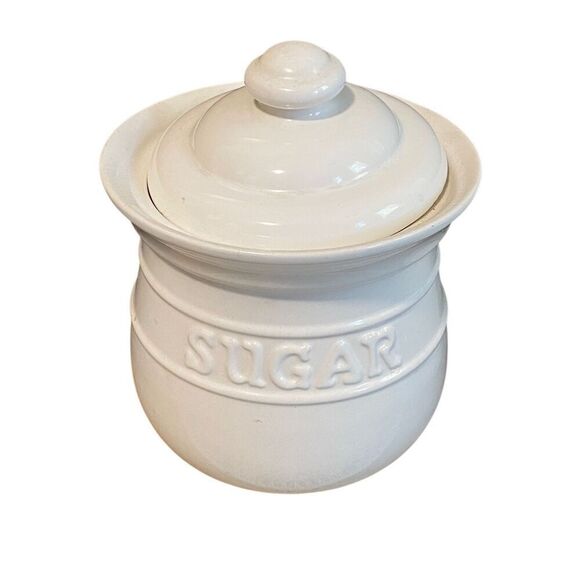 Vintage Phaltzgraff Wyndham 4 Pc. Canister Set - 3 Qt, 2.5 Qt, 2 Qt, 1.5 Qt Coff - Picture 5 of 6